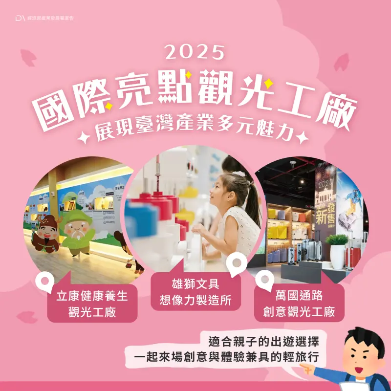 不出國也可讓小朋友放電！國際亮點觀光工廠今年新增3間