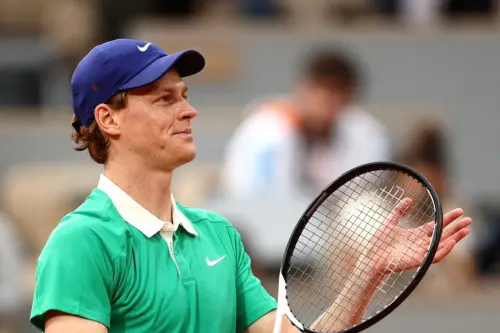 Jannik 讓Sinner將他的大滿貫連勝場次推進至19場,成為自2008年Rafael Nadal以來,首位達成此壯舉的男子球員。 ▲Jannik 讓Sinner將他的大滿貫連勝場次推進至19場,成為自2008年Rafael Nadal以來,首位達成此壯舉的男子球員。(圖/美聯社/達志影像)