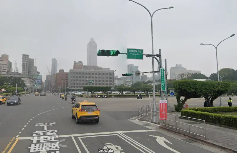 ▲介壽路現已改名凱達格蘭大道。（圖／翻攝Google地圖）