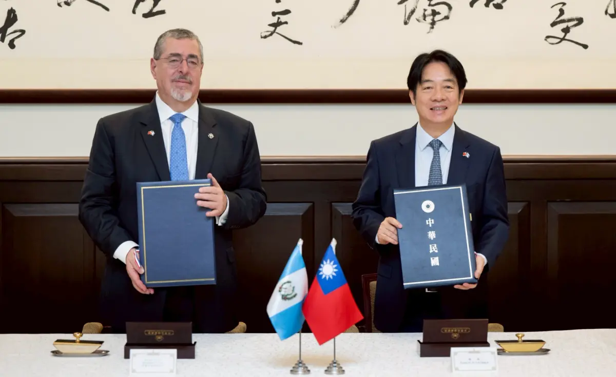 ▲賴清德、阿雷瓦洛簽署「半導體合作意向書」。（圖／總統府提供）