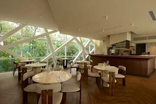 全台首家美術館星級餐廳Bonami!咖啡廳雙品牌開幕:五感亮點一覽 ▲全台首家美術館星級餐廳Bonami開箱。(圖/MMHG 提供)