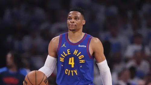 ▲前年度MVP得主「威少」威斯布魯克（Russell Westbrook）傳出被挖角到歐洲，根據歐洲籃球記者Nemanja Zoric於X上爆料，來自以色列的歐洲盃冠軍球隊「Hapoel Tel Aviv」已經開出一張史無前例的超級大約，打算延攬這位9次入選明星賽的36歲超級巨星。（圖／美聯社／達志影像）