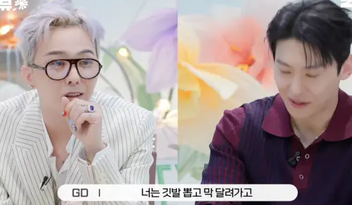 ▲GD（左）跟Dex（右）在節目中大談戀愛綜藝的特性。（圖／《일일칠-117》YouTube）