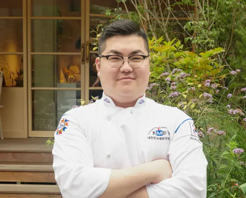 Les Amis Honnetes品牌創辦人兼主廚朴成彩研發可頌鯛魚燒,讓這家店一夕爆紅。(圖/台北晶華提供) ▲Les Amis Honnetes品牌創辦人兼主廚朴成彩研發可頌鯛魚燒,讓品牌在韓國一夕爆紅。(圖/台北晶華提供)