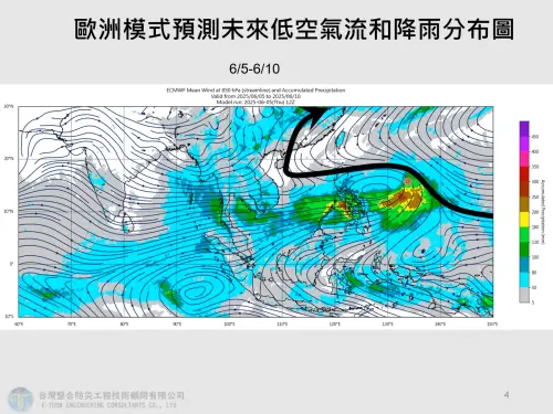 賈新興表示,綜合各模式研判,6月8日~6月13日確實環境有利颱風的生成。(圖/翻攝賈新興YT) ▲賈新興表示,綜合各模式研判,6月8日~6月13日確實環境有利颱風的生成。(圖/翻攝賈新興YT)