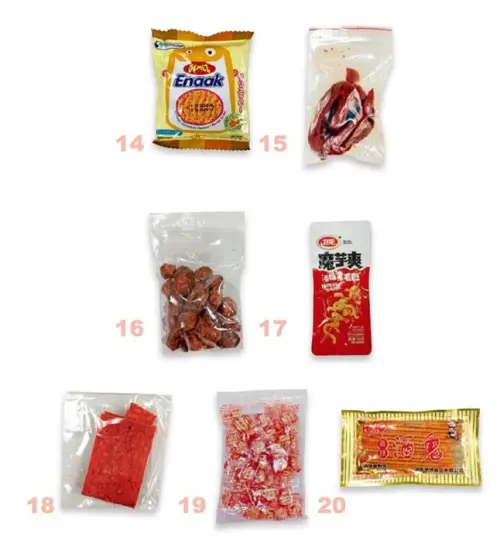 消基會公布20項零食調查,有半數在標示上不符合規定。(圖/官方提供) ▲消基會公布20項零食調查,有半數在標示上不符合規定。(圖/官方提供)