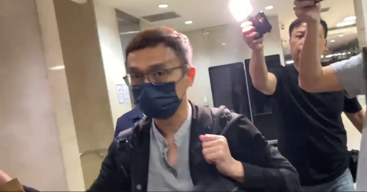 ▲因論文抄襲案槓上前新竹市長林智堅的調查官余正煌。（圖／翻攝畫面，2025.05.09）