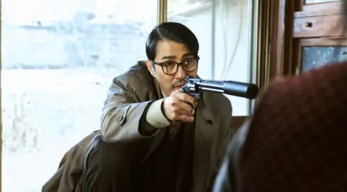 ▲車勝元（如圖）在《暴君》中飾演傭兵，與金宣虎有多次對手戲。（圖／Disney+）