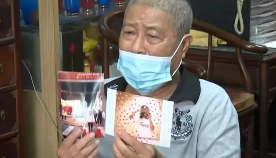 ▲台中市沙鹿區一名18歲李姓女大生和林姓同學被騙去柬埔寨，李姓阿公淚求幫助。（圖／翻攝畫）