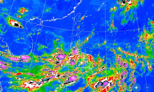 ▲目前位在南海到菲律賓東方海面低壓帶活躍，最快有機會在下週二生成首颱蝴蝶。（圖／翻攝自中央氣象署）