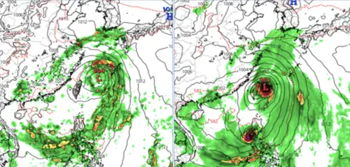吳德榮表示,在歐洲模式模擬顯示,下週菲律賓東方有熱帶擾動發展,美國模式(GFS)也有類似模擬,但在時間及空間上的分布、差異很大,對台灣構成的威脅、程度不同,顯示有「不確定性」,需持續觀察模式調整。(圖/翻攝「洩天機教室」) ▲吳德榮表示,在歐洲模式模擬顯示,下週菲律賓東方有熱帶擾動發展,美國模式(GFS)也有類似模擬,但在時間及空間上的分布、差異很大,對台灣構成的威脅、程度不同,顯示有「不確定性」,需持續觀察模式調整。(圖/翻攝「洩天機教室」)