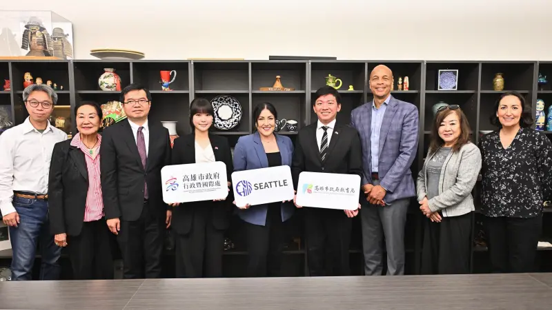 ▲高雄市政府訪問團拜會姐妹市金郡及西雅圖市，積極促成教育合作。（圖／高市府教育局提供）