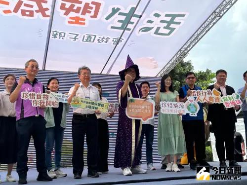 ▲環境部響應今年世界環境日主題「終結塑膠汙染」，今天在台中舉辦減塑生活親子園遊會。（圖／記者金武鳳攝，2025.6.7)