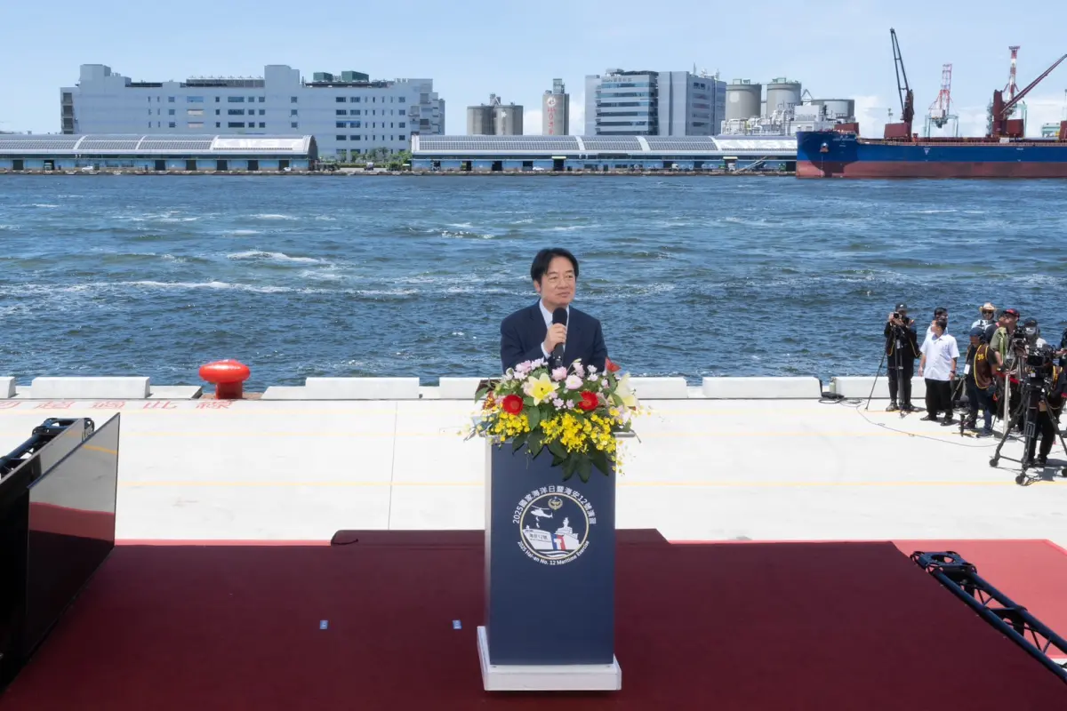 ▲總統賴清德22日發表「團結十講」首部曲、以「國家」為主題的演講，內容從化石講到前總統李登輝，並強調中國從未擁有過台灣。（圖／總統府提供）