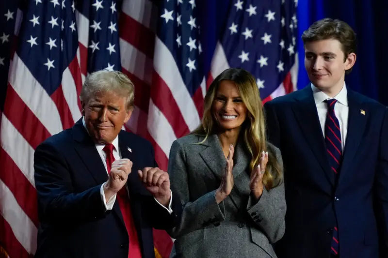 ▲今年19歲的巴倫(Barron Trump)是川普的么子,也是川普第一夫人梅蘭妮亞唯一的孩子。(圖/美聯社/達志影像)