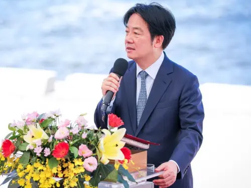 ▲總統賴清德致詞。(圖／海洋委員會海巡署提供)