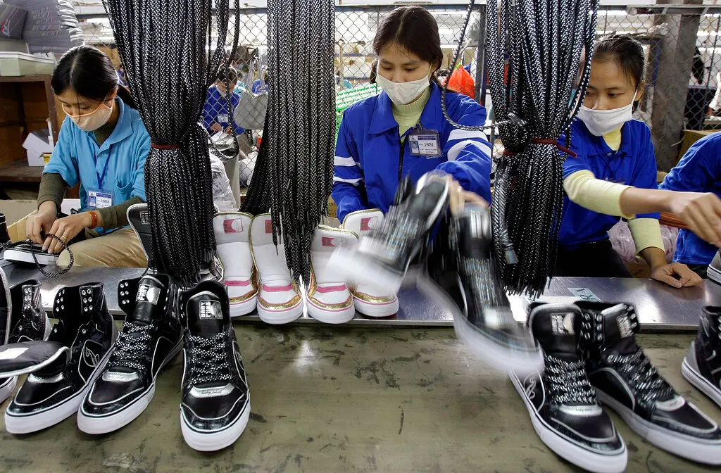 ▲越南是全球製鞋中心。（圖／美聯社／達志影像）