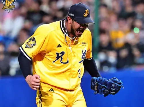 中信兄弟洋投羅戈對富邦悍將飆出生涯新高的12次三振,不過他卻因眼鏡起霧導致投手犯規。(圖/中信兄弟提供) ▲中信兄弟洋投羅戈對富邦悍將飆出生涯新高的12次三振,不過他卻因眼鏡起霧導致投手犯規。(圖/中信兄弟提供)