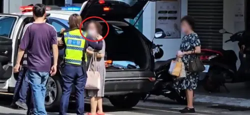 ▲肇事老婦原本開車載朋友要去購物、喝下午茶。（圖／翻攝畫面）