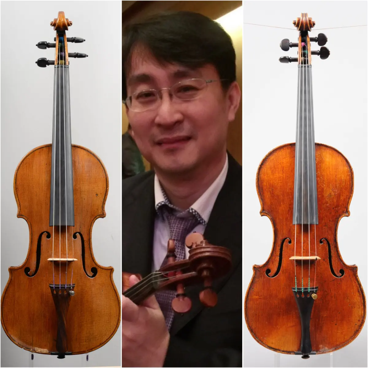 ▲王文洋小提琴老師張鎮洲，遭英商提告追討購買2把名琴的費用14.1萬英鎊。（圖／Florian Leonhard提供、翻攝臉書、Florian Leonhard提供）