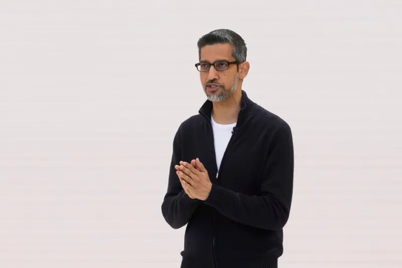 ▲Google執行長皮查伊（Sundar Pichai）。（圖／美聯社／達志影像）