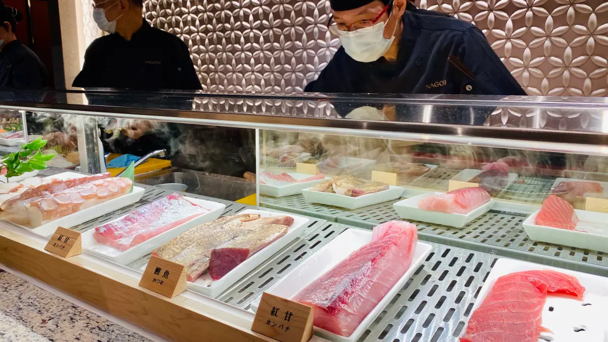 ▲Buffet旭集、饗饗勁敵！受封「欣葉日本料理升級版」，低調饕客都愛的高水準品牌「NAGOMI精緻和食」全台第二間6月19日於新光三越台北信義新天地A8館開幕，開放訂位打95折優惠。（圖／記者蕭涵云攝）