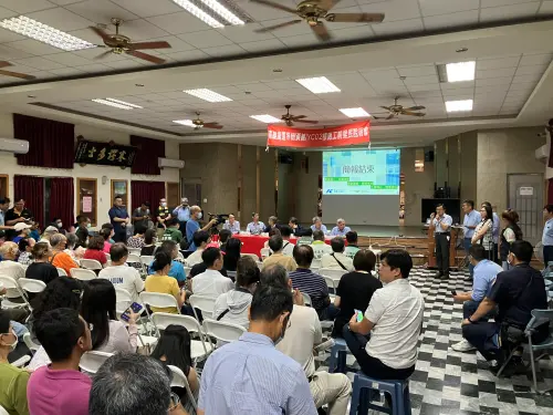 ▲捷運局舉辦施工前里民說明會，周邊居民及商家皆踴躍出席。（圖／高市府捷運局提供）