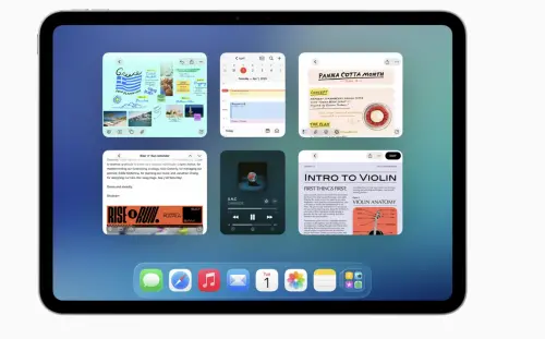 ▲全新性能強大又直覺的視窗系統，讓使用者能流暢調整 app 視窗大小、將視窗任意放置在指定的位置，以及同時間開啟更多視窗。（圖／官方提供）