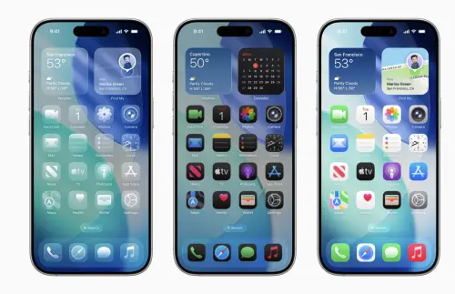 iOS 26採用 Liquid Glass設計,能反射和折射周圍,讓內容更加聚焦。(圖/官方提供) ▲iOS 26採用 Liquid Glass設計,能反射和折射周圍,讓內容更加聚焦。(圖/官方提供)