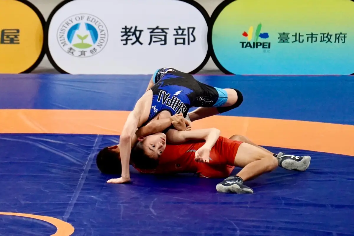 ▲石牌國中市長獎得主徐雋昊出賽2024年全中運（全國中等學校運動會）經典畫面。（圖／徐雋昊提供）