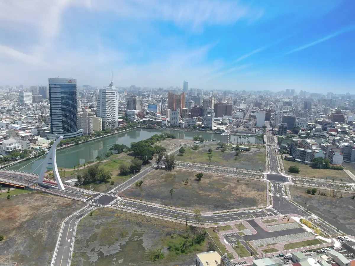 ▲台南市星鑽特區位在中西區，總開發面積11.23公頃，今年第一季房價和去年同期相比跌了14%。（圖／台南市政府提供）
