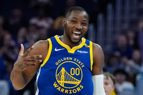 ▲勇士前鋒Jonathan Kuminga不急著接受報價，談判陷僵局，導致球隊休賽季補強全面停擺，恐拖延整個夏天。（圖／美聯社／達志影像）