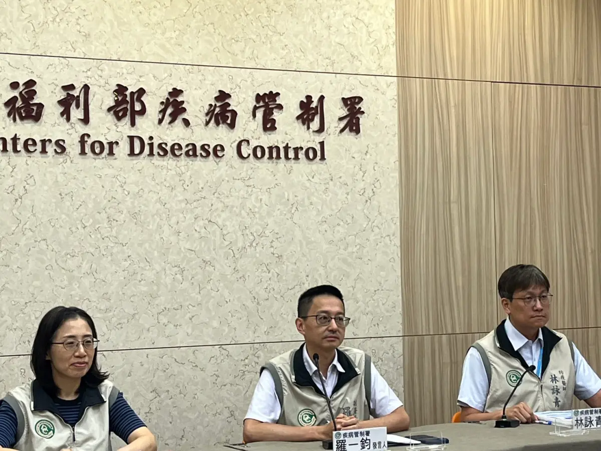 ▲疾管署記者會說明腸病毒疫情。（圖／記者張乃文攝）
