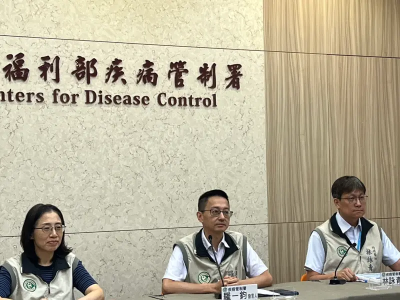 ▲疾管署記者會說明腸病毒疫情。（圖／記者張乃文攝）
