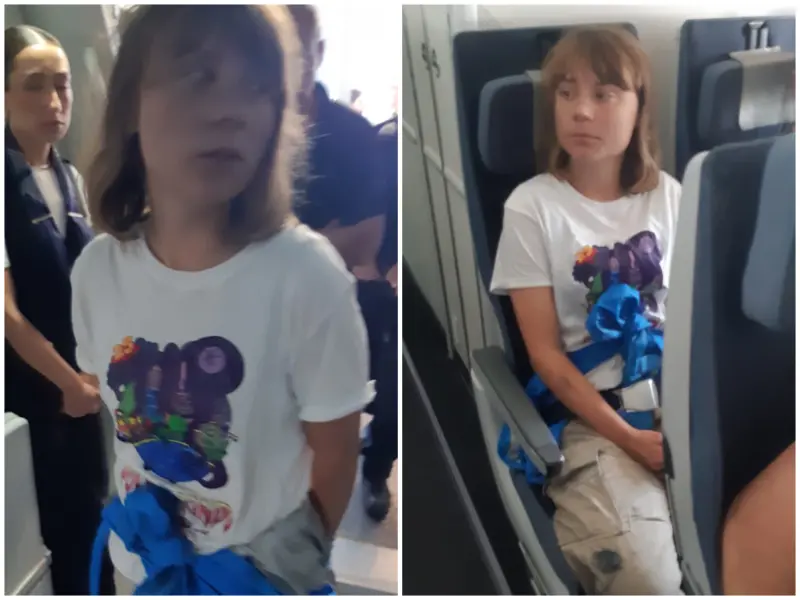 環保少女回家了！以色列曝搭機驅逐照　川普諷：她該上情緒管理課