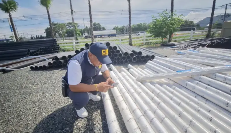 ▲中國承建商使用廉價建材，建築安全問題也浮上檯面。（圖／翻攝自泰國頭條新聞）