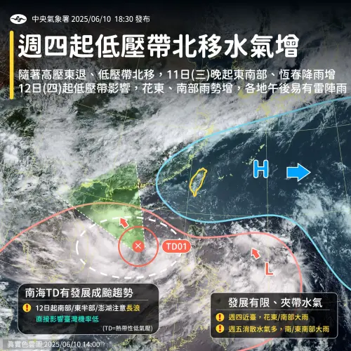 蝴蝶颱風的路徑不會直接侵襲台灣,但對香港、澳門、中國華南地區天氣影響很大。(圖/中央氣象署) ▲蝴蝶颱風的路徑不會直接侵襲台灣,但對香港、澳門、中國華南地區天氣影響很大。(圖/中央氣象署)