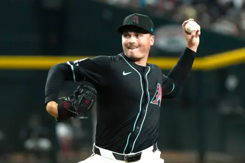 ▲同為左投的Tommy Henry，是林昱珉主要競爭對手，但上戰6日上場4局丟3分，表現一般般，加上已年滿27歲，不具備太多開發性。（圖／美聯社／達志影像）