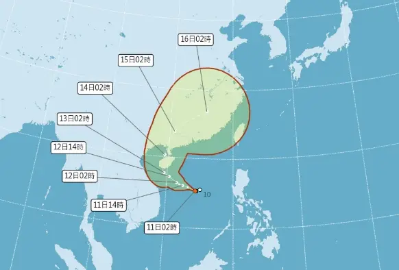 蝴蝶颱風今天要生成了！吳德榮：這天全台雨最大　最新迴轉路徑曝