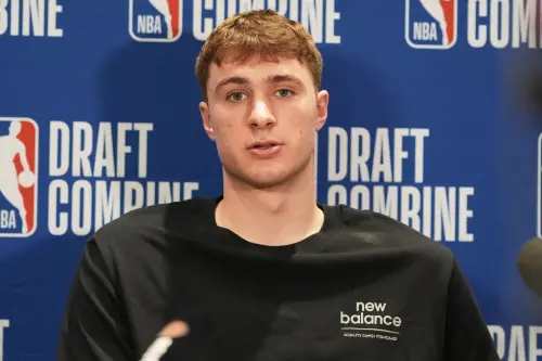 ▲NBA選秀大會的首批「小綠屋」邀請名單已經出爐，共有13位潛力新秀獲邀親赴紐約參與這場年度盛事，其中呼聲最高的狀元熱門、來自Duke大學的Cooper Flagg位列榜首。（圖／美聯社／達志影像）