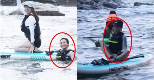 吳婉君復合趙駿亞?出遊照被抓包 ▲吳婉君復合趙駿亞?出遊照被抓包(圖/趙駿亞、江佩欣IG)