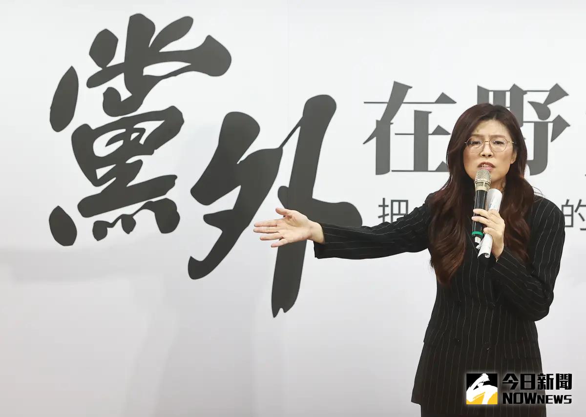 ▲國民黨前立委鄭麗文出席「黨外在野大聯盟」成立大會，身為發起人之一的她認為在野大聯盟的成立是因為執政黨逐漸專制、法西斯化，必須要重新喚起黨外的力量。（圖／記者葉政勳攝 ,2025.06.11）