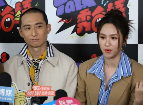 ▲吳姍儒(右)與浩子(左)為了《TalkTalk秀台語》第2季再度聚首,吳姍儒保證這次不會又請產假。(圖/記者嚴俊強攝) ▲吳姍儒(右)與浩子(左)為了《TalkTalk秀台語》第2季再度聚首,吳姍儒保證這次不會又請產假。(圖/記者嚴俊強攝)