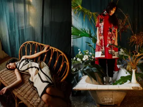 ▲周裕穎與國立歷史博物館攜手合作2018春夏《遇見常玉MEET SANYU》系列。(圖/JUST IN XX提供) ▲周裕穎與國立歷史博物館攜手合作2018春夏《遇見常玉MEET SANYU》系列。(圖/JUST IN XX提供)