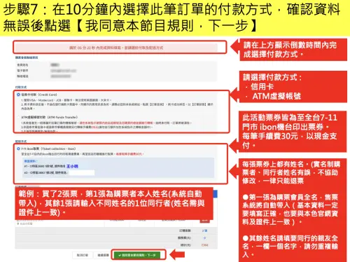 ▲頑童演唱會購票流程（圖／翻攝自本色音樂官網）