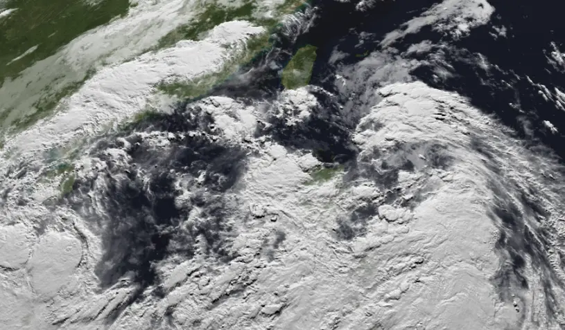 ▲菲律賓東方熱帶擾動94Ｗ，於稍早升格成「熱帶性低氣壓」。（示意圖／NCDR）