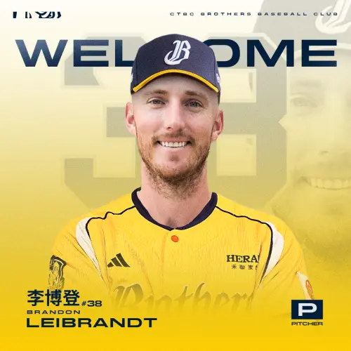 中信兄弟簽下新洋投李博登,來台發展前效力紐約洋基。(圖/中信兄弟提供) ▲中信兄弟簽下新洋投李博登,來台發展前效力紐約洋基。(圖/中信兄弟提供)