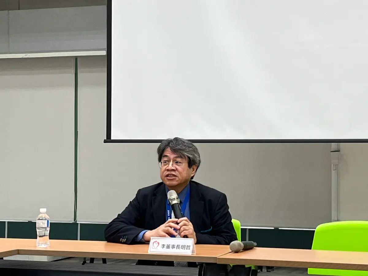 ▲器官捐贈移植登錄及病人自主推廣中心董事長李明哲說明相關事件。（圖／記者張乃文攝）