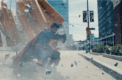 ▲《超人》預告片中不乏大場面，娛樂性相當豐富。（圖／華納兄弟提供）