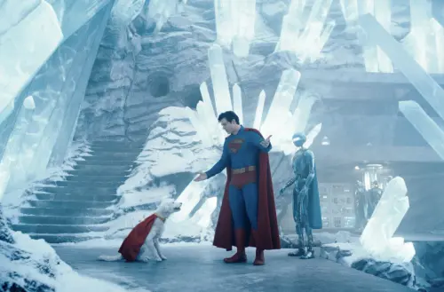 ▲最新版《超人》中「超狗」的存在極為搶眼。（圖／華納兄弟提供）